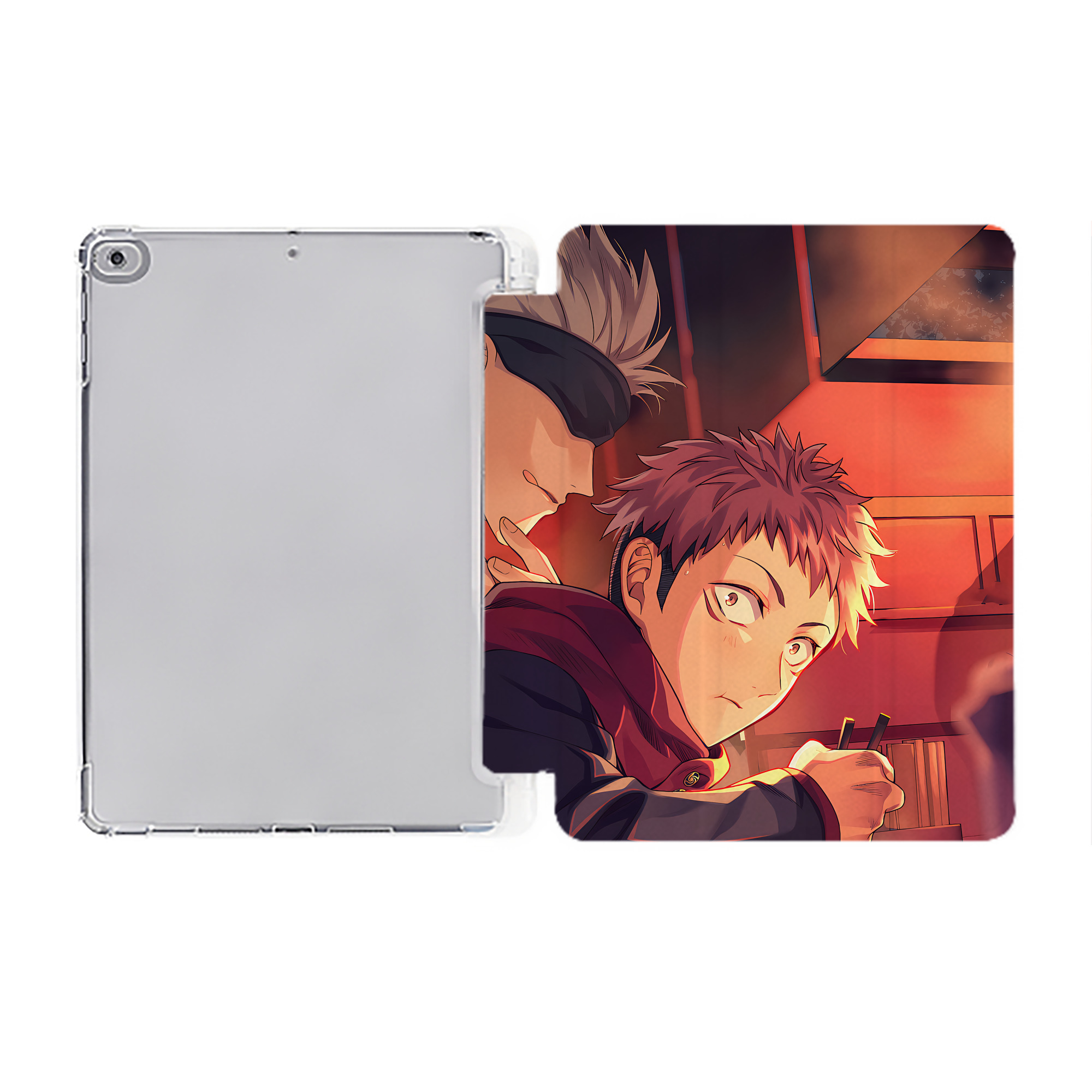 （画像用） SPY×FAMILY间谍家家酒 IPad ケース ペン収納付き 三つ折りスタンド PUレザー×シリコン 対応機種9.5/10.5/10.9インチ